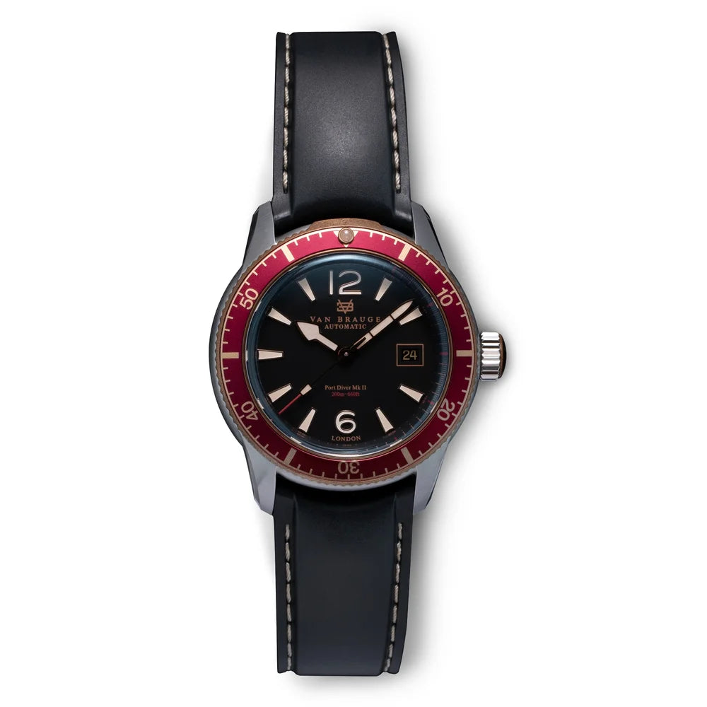 Steel Bronze & Burgundy